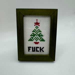 Fuck Subversive Cross Stitch