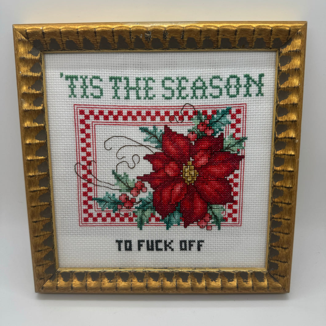 Tis the season to fuck off Subversive Cross Stitch