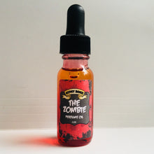 Load image into Gallery viewer, Zombie Limited Edition Halloween Perfume Oil Oakmoss Sandalwood Sage Myrrh- Gypsy Rose Cosmetics
