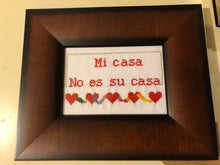 Load image into Gallery viewer, Mi casa no es su casa - naughty vulgar cross stitch crossstitch
