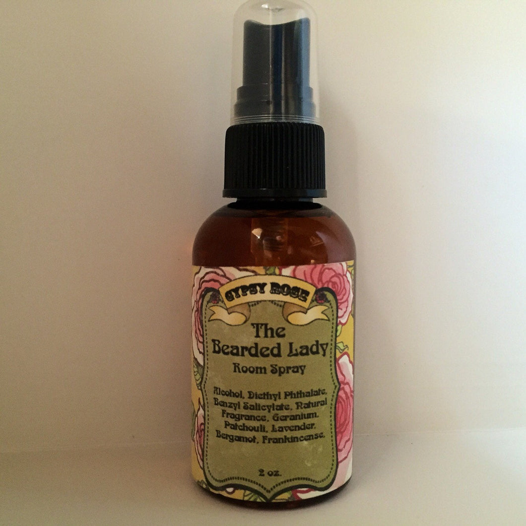 Bearded Lady Room and Linen Spray Patchouli Frankincense  - Gypsy Rose Cosmetics