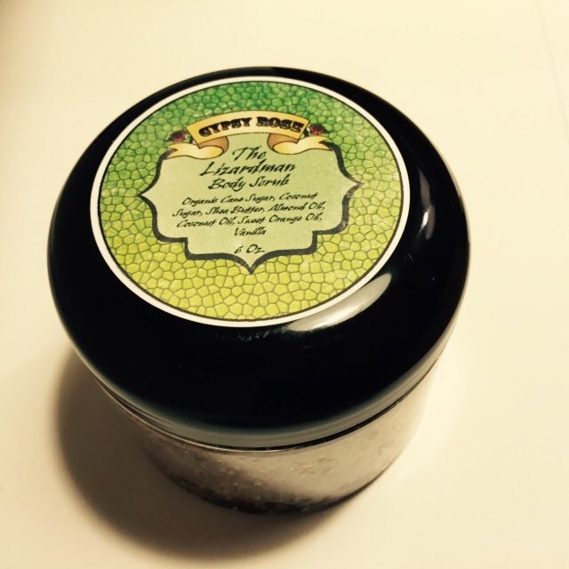 Lizardman Orange Vanilla All Natural Body Scrub - Gypsy Rose Cosmetics