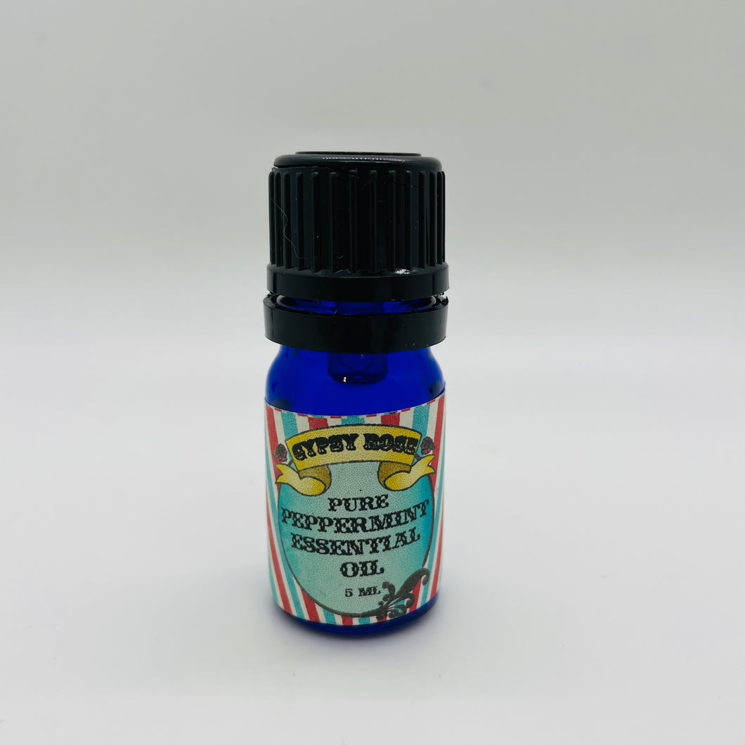 100% Pure Peppermint Essential Oil 5 ml - Gypsy Rose Cosmetics