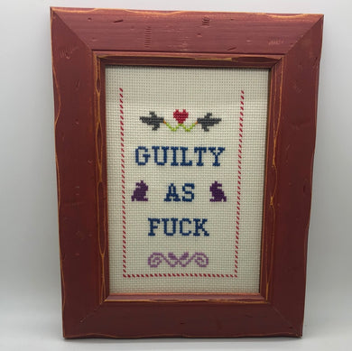 Cunt - naughty vulgar cross stitch crossstitch – Gypsy Rose Handmade